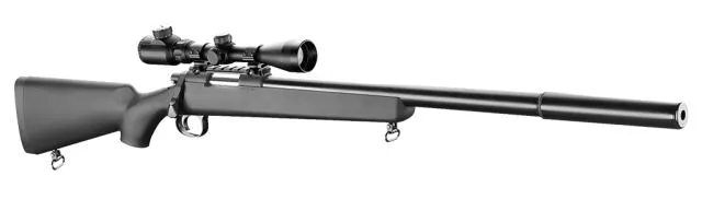 Rifle de atirador de mola de airsoft